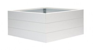 Modulaire Bloembak Wit 42cm Hoog, Stel Zelf Uw Bloembak Samen! A. van Elk BV
